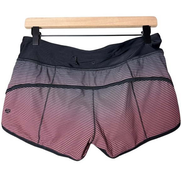 Lululemon Speed Short *H2O Gradient Speed Short Yum Yum Pink Alberta Lake/Black - Picture 2 of 9